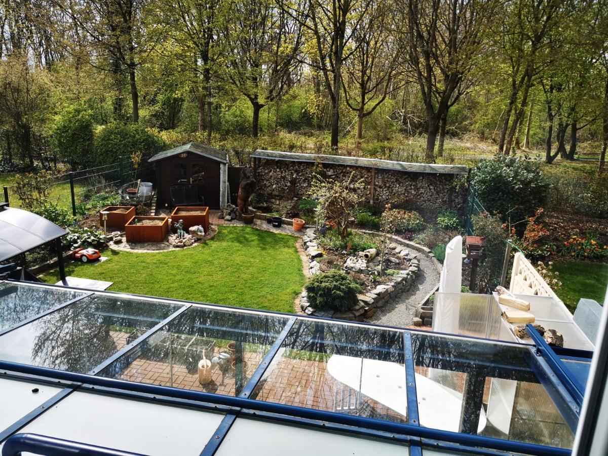 Naturnahe Schoene Neu Gestaltete Ferienwohnung Würselen Esterno foto